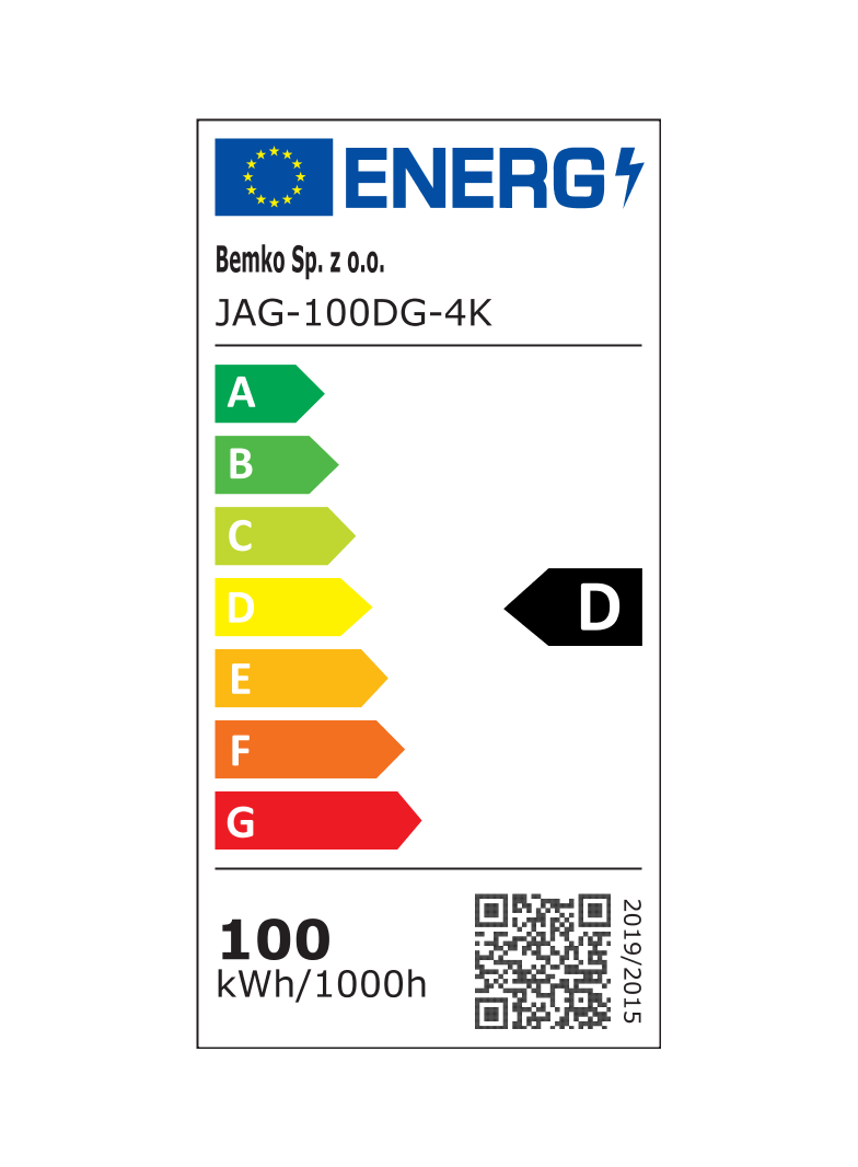 OPRAWA ULICZNA LED JAGER 100W 4000K 13000lm IP66 SZARA