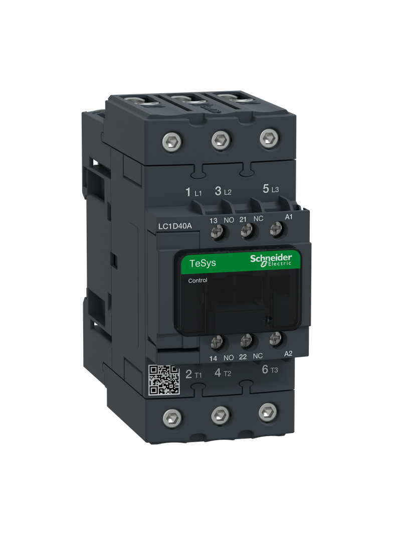Stycznik mocy TeSys D 40A 3P 1NO 1NC cewka 220VAC zaciski EVK skrzynkowe