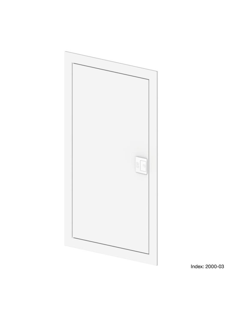 MSF Drzwi 3/42 metalowe z ramą kompletne