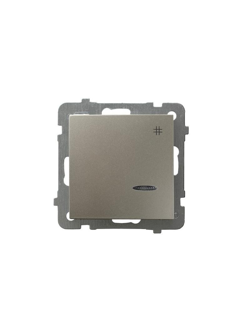 AS Łącznik krzyżowy z podświetleniem niebieskim - kolor satyna light