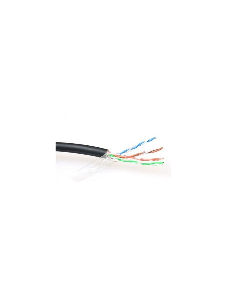 Kabel linka ACT F/UTP kat. 5e czarny LSZH FP790H