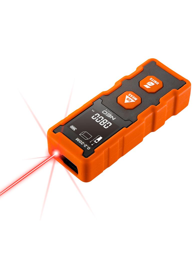 Dalmierz laserowy, zasięg 20 m