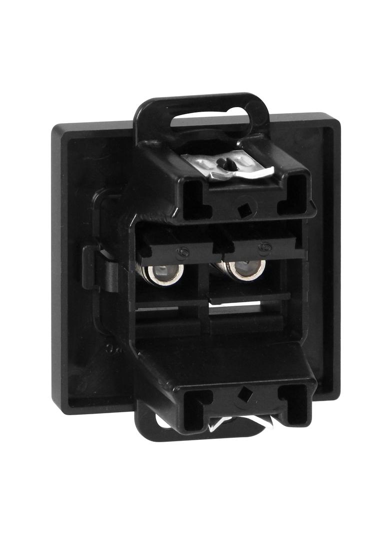 Gniazdo podw. typu F Pearl, TV/F-F1/P2, czarny OR-OE-7714/2/B ORNO