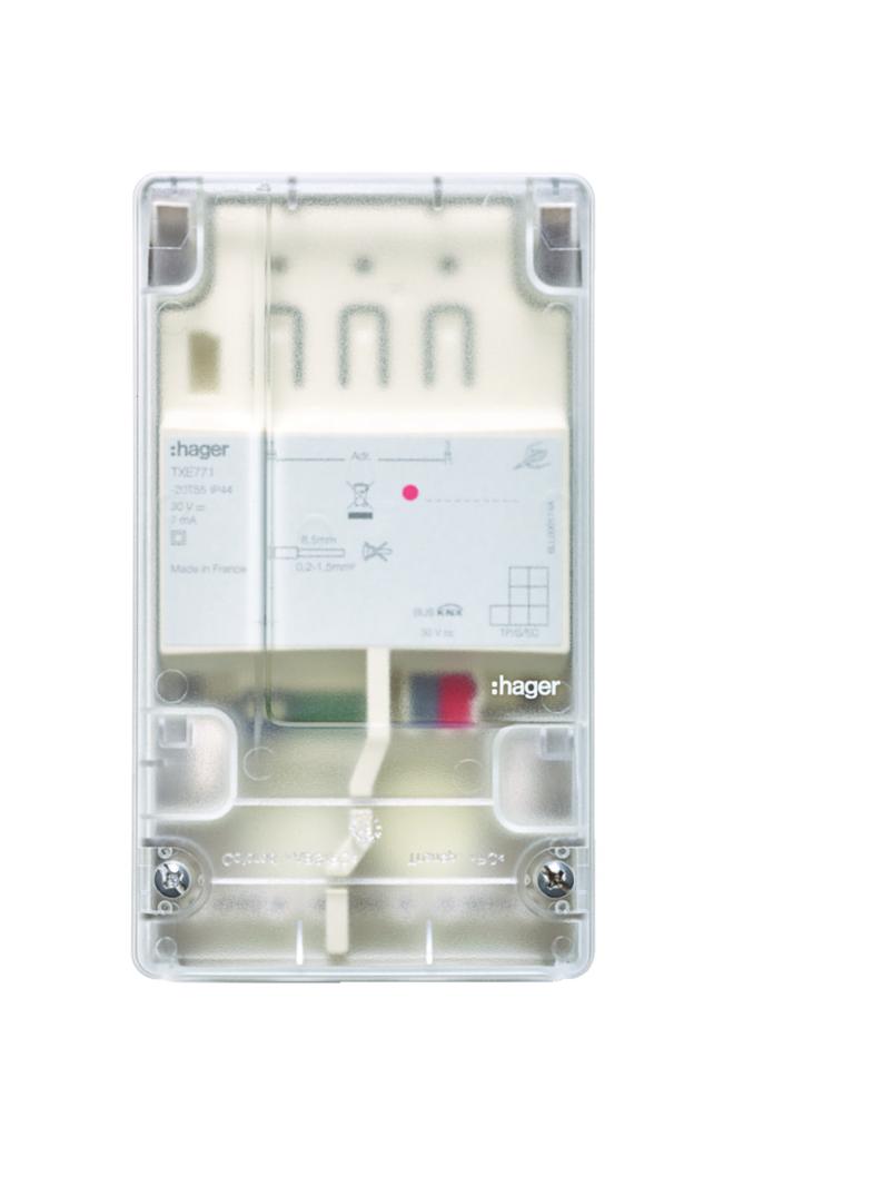KNX system Bramka impulsowa 1-kanałowa TXE771 HAGER
