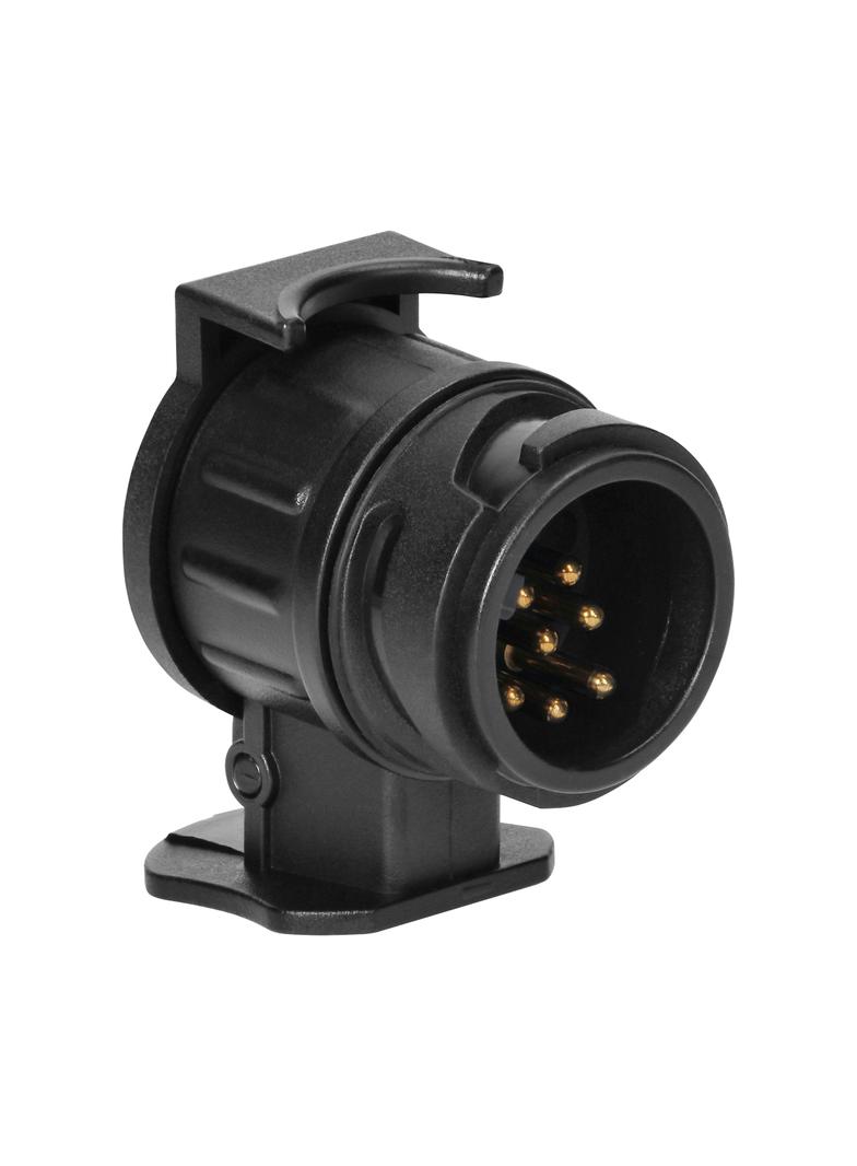 Adapter gniazda przyczepy,tworzywo 13/7-pin, 12/24V OR-AE-13229 ORNO