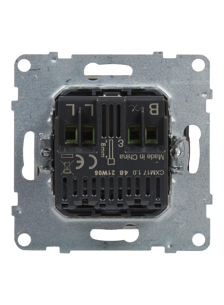 SUNO - Ściemniacz obrotowy - 240 V~ - 50 Hz - 5 - 75 W ( 10 lamp maks.) dla lamp LED z opcją ściemni