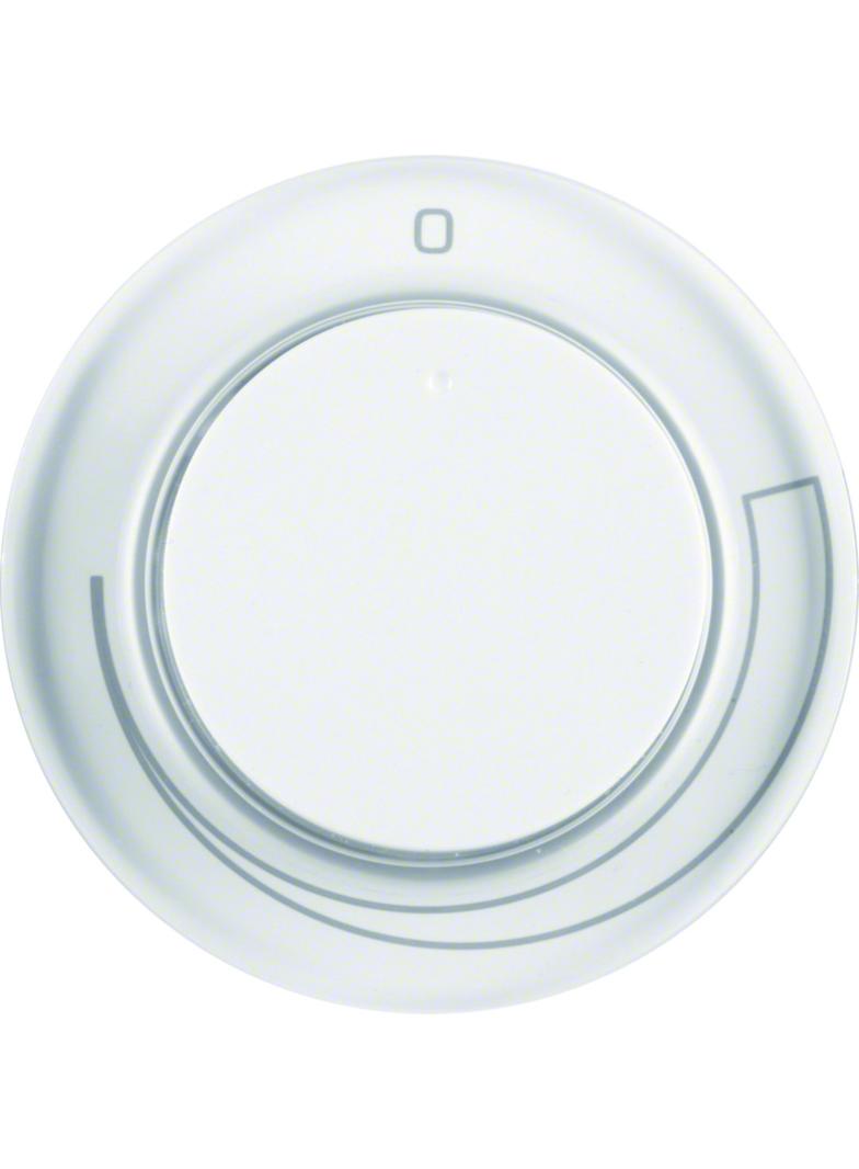 BERKER R.1/R.3 Płytka czołowa z pokrętłem do regulatora obrotów biały 11372079 HAGER