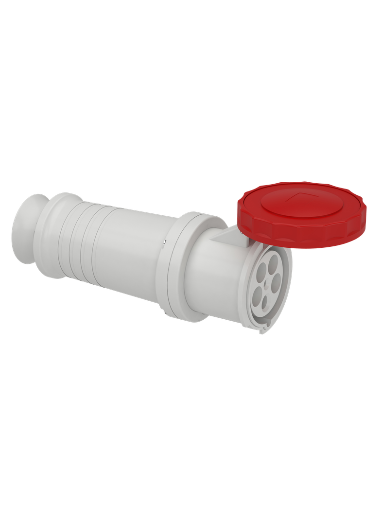 Gniazdo PratiKa proste - 125A - 3P+N+E - 380..415 V AC - IP67