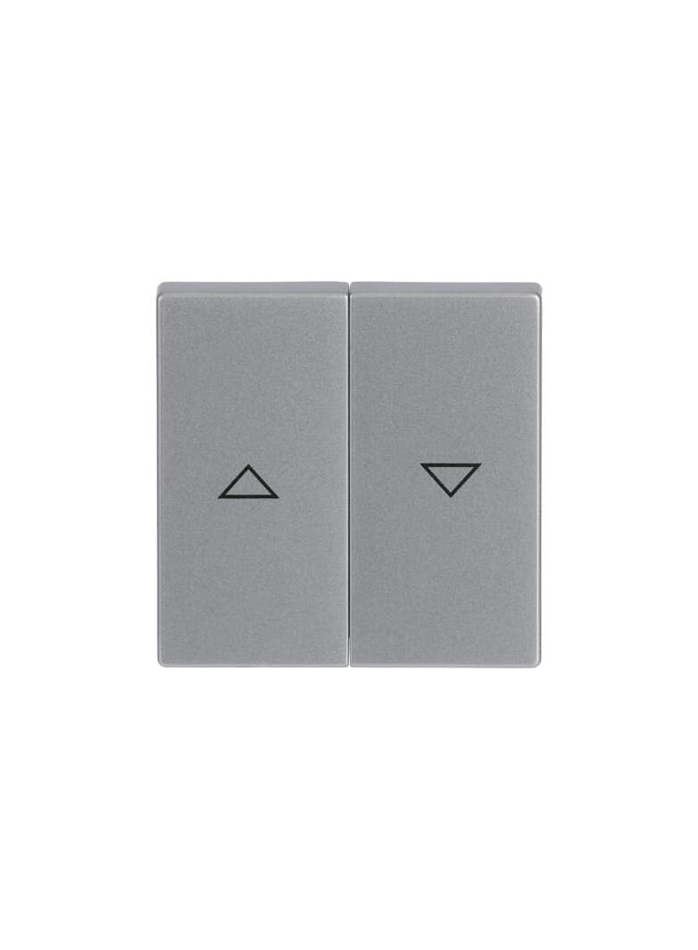 FUTURE Klawisz z nadrukiem Do wyłącznika/przycisku żaluzjowego aluminiowo srebrny