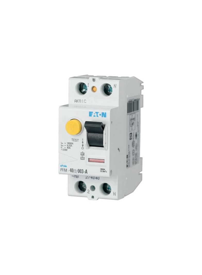 PFIM-63/2/003-A-MW Wyłącznik różnicowoprądowy 10kA 63A 2P 30mA typ A 235431 EATON
