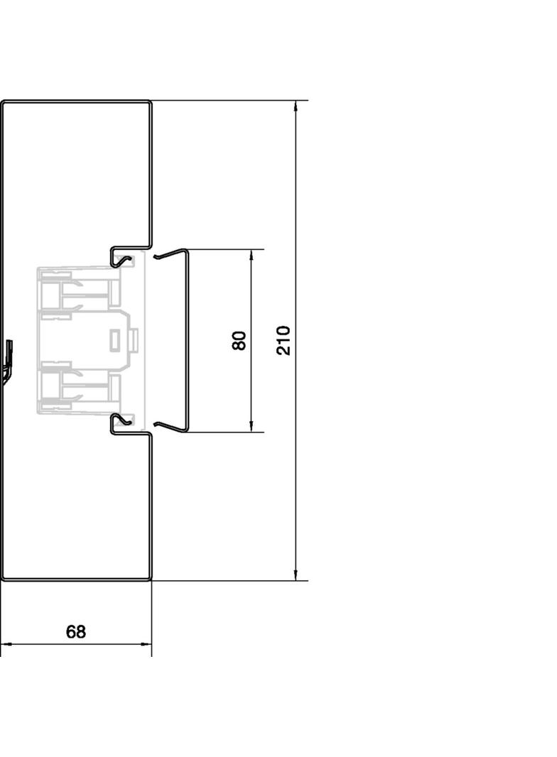 tehalit.BRS Podstawa 210mm, stalowa, biała
