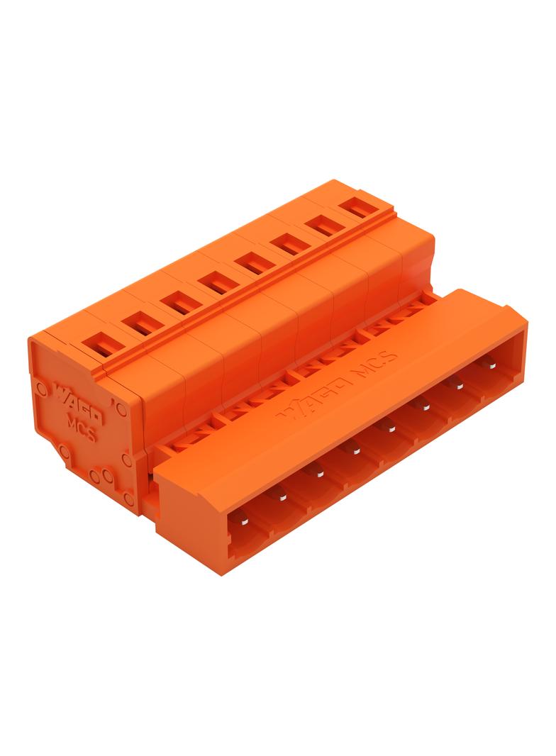 MCS-MIDI Classic wtyk 8-bieg. pomarańczowy raster 5,08 mm /50szt./ WAGO