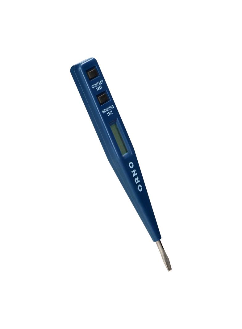 Elektroniczny próbnik napięcia 5w1, test obecności, pomiar, indukcja, ciągłość, polaryzacja DC, nieb