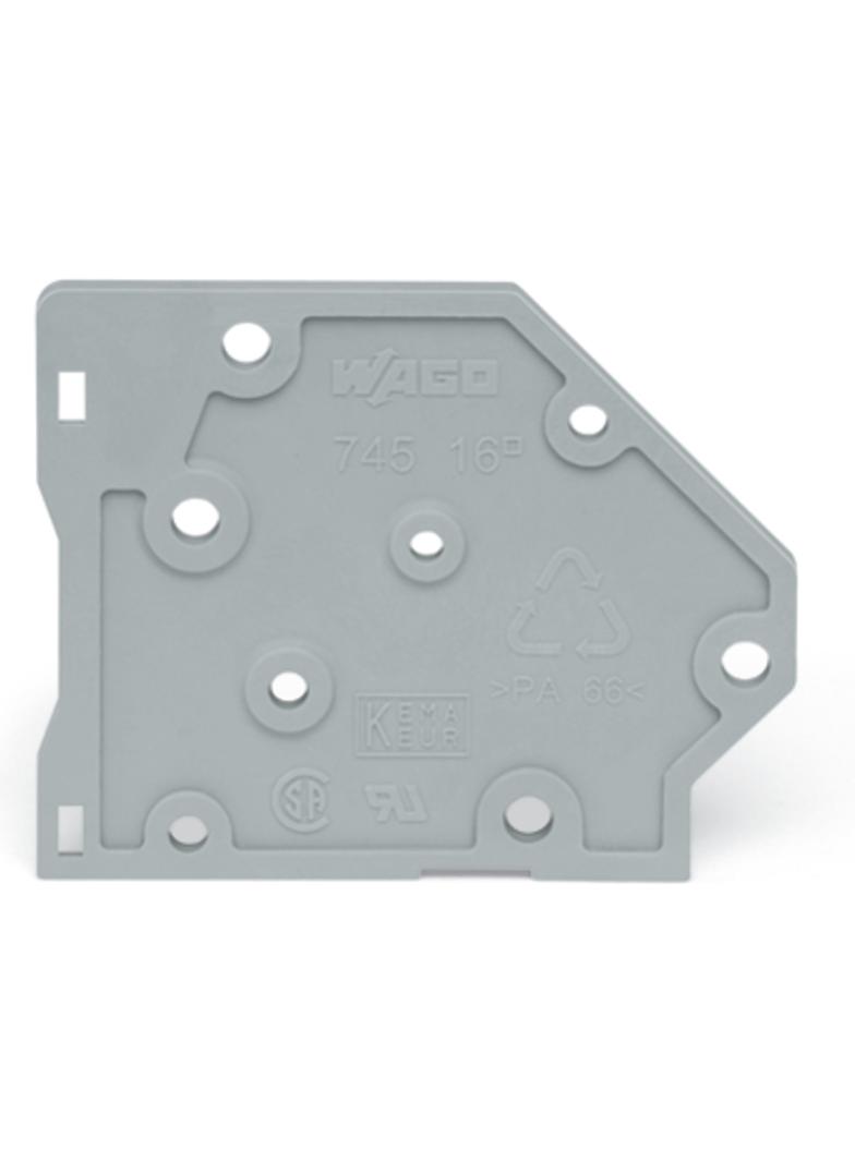 ścianka końcowa szara