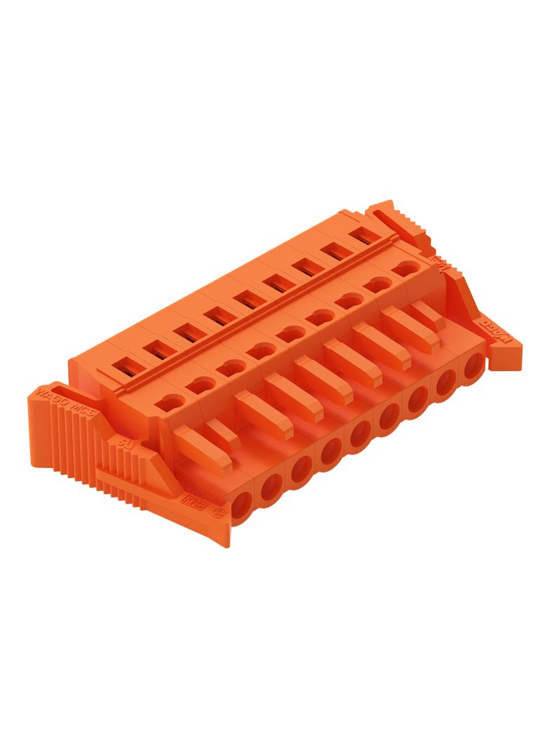 Gniazdo MCS-MIDI Classic 9-biegunowe pomarańczowe raster 5,08mm /25szt./ 231-309/037-000 WAGO