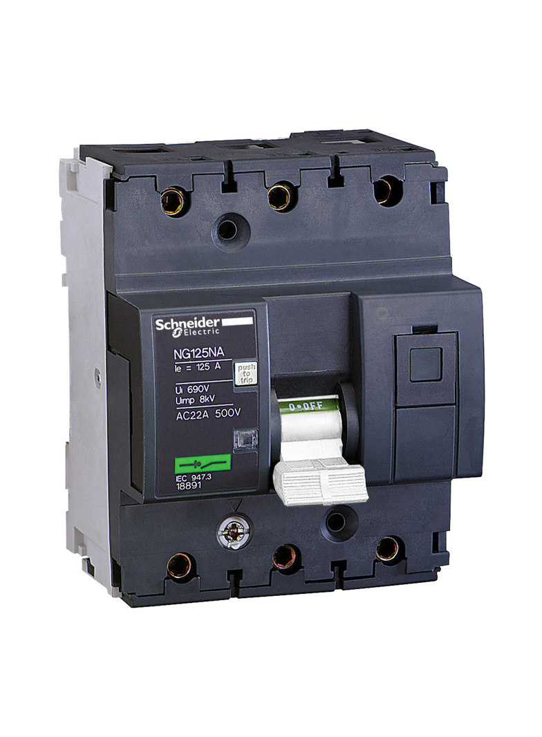 Rozłącznik izolacyjny Acti9 NG125NA , 3-biegunowy 100 A