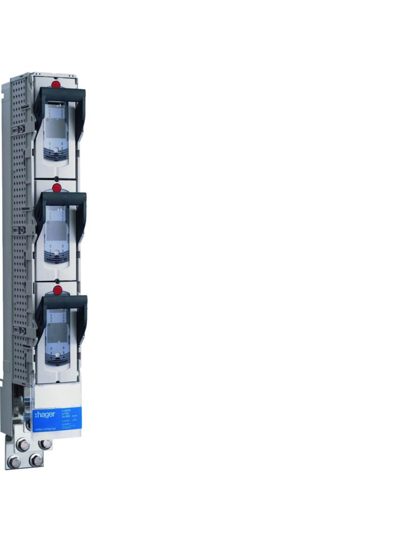 LV rozłącznik bezp.zab.transformatora NH3 1P 910A 400VAC szyny 185mm zac.śr.M12 LVSR910LLE HAGER