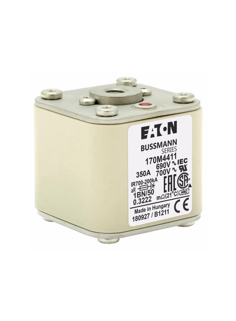 FUSE 350A 690V 1BN/50 AR UC Wkładka szybka 350A AC 690V rozmiar 1 53x69x51 mm aR IEC UL w 170M4411 E