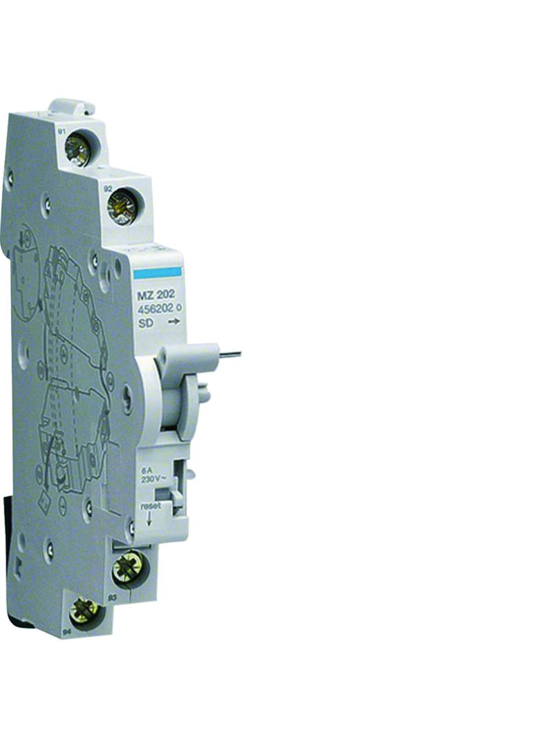 Styk sygnalizacyjny do MCB RCBO 1NO+1NC Ith=6A 230VAC MZ202 HAGER