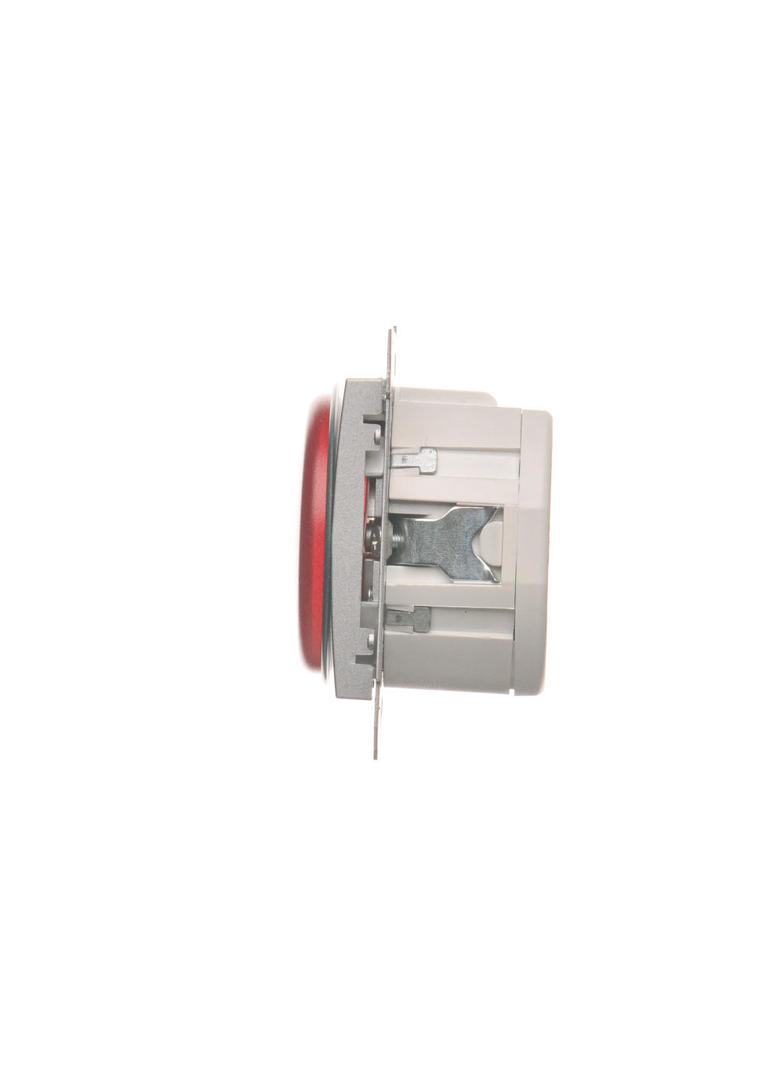 Simon 54 Sygnalizator świetlny LED – światło czerwone 230V srebrny mat DSS2.01/43 KONTAKT