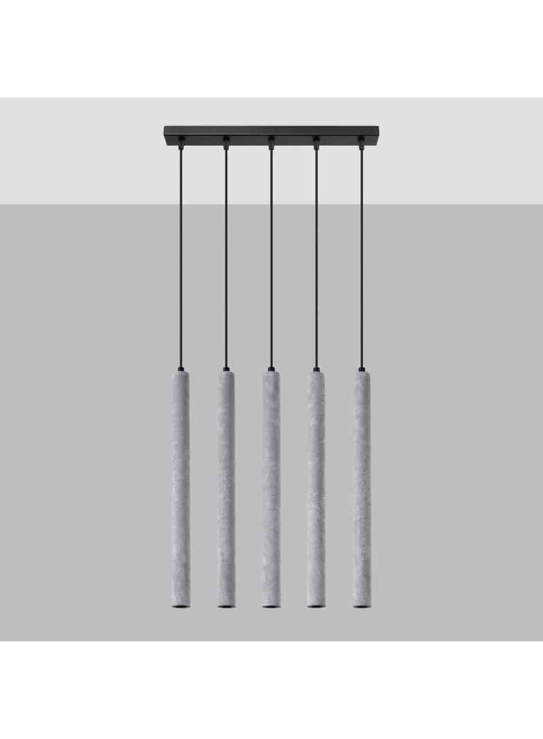 Sollux Lampa wisząca PASTELO 5L beton SL.1274