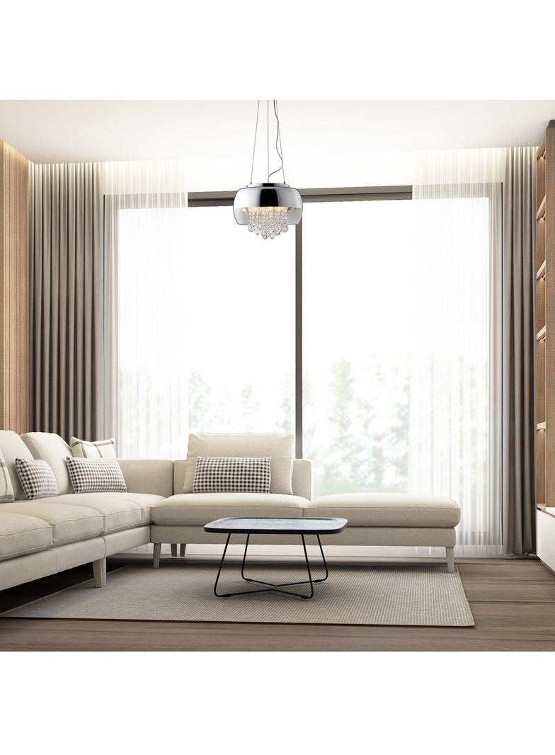 lampa wisząca Luna 3xE14 chrom ML3801 Milagro