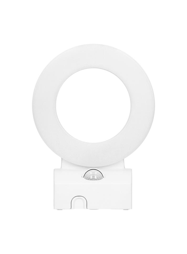 HOWLIT LED 20W, oprawa ogrodowa z czujnikiem ruchu, 1800lm, IP65, 4000K, biała AD-OP-6205WLPMR4 ORNO