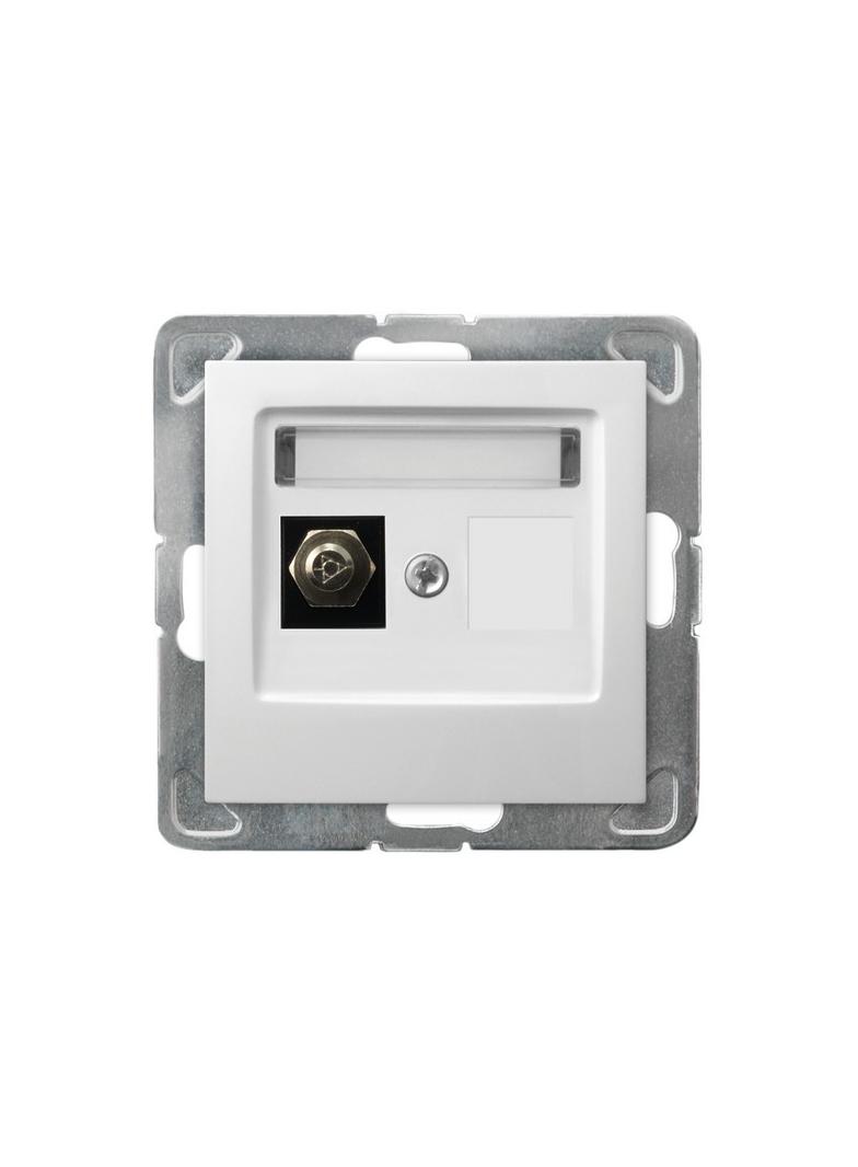 IMPRESJA Gniazdo ekwipotencjalne pojedyncze - kolor biały