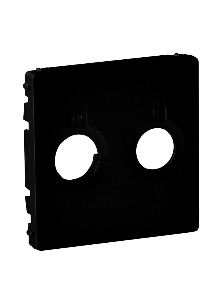 VALENA LIFE - PLAKIETKA GNIAZDA TV-RD CZARNA