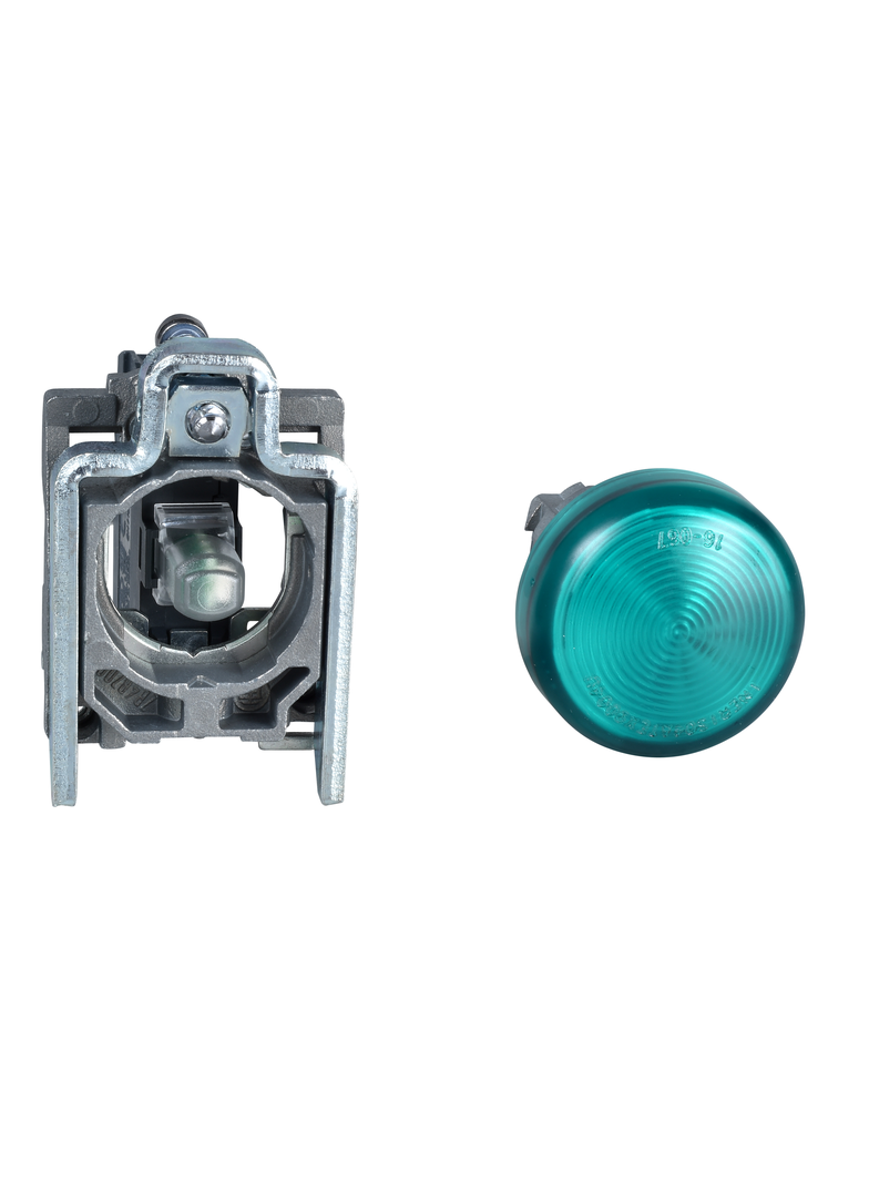 Harmony XB4 Lampka sygnalizacyjna zielona LED 230/240V metalowy