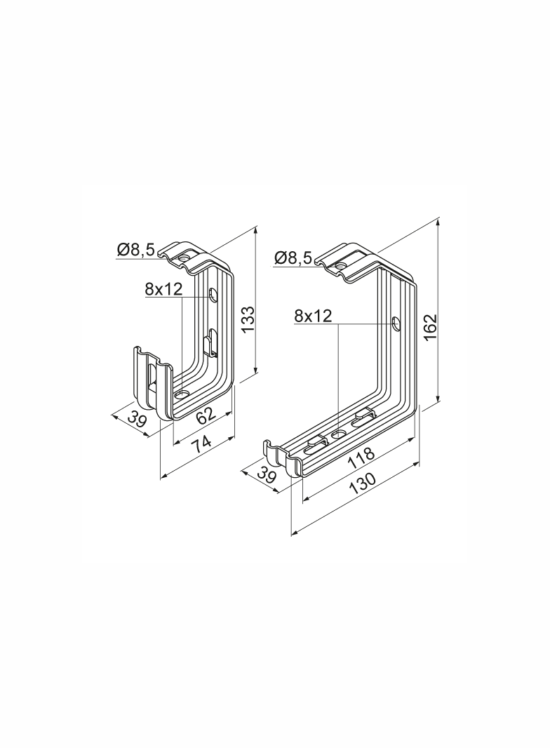 WSKS100 Wieszak sufitowy
