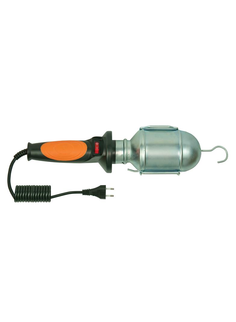 Lampa PL - 2 , kabel 5m gumowy,(pomarańczowa) oprawka E27 ceramiczna