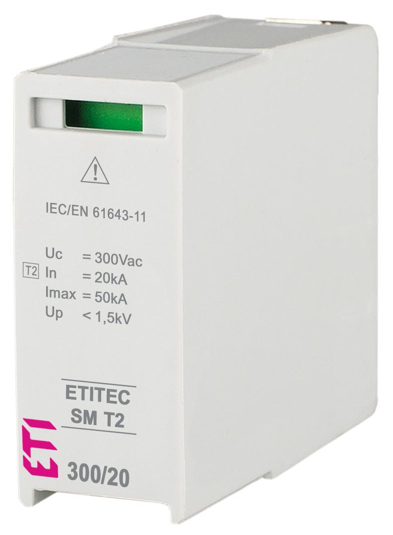 Moduł wymienny ogranicznika przepięć T2 (C) MOD. TEC SM T2 300/20 002440756 ETI