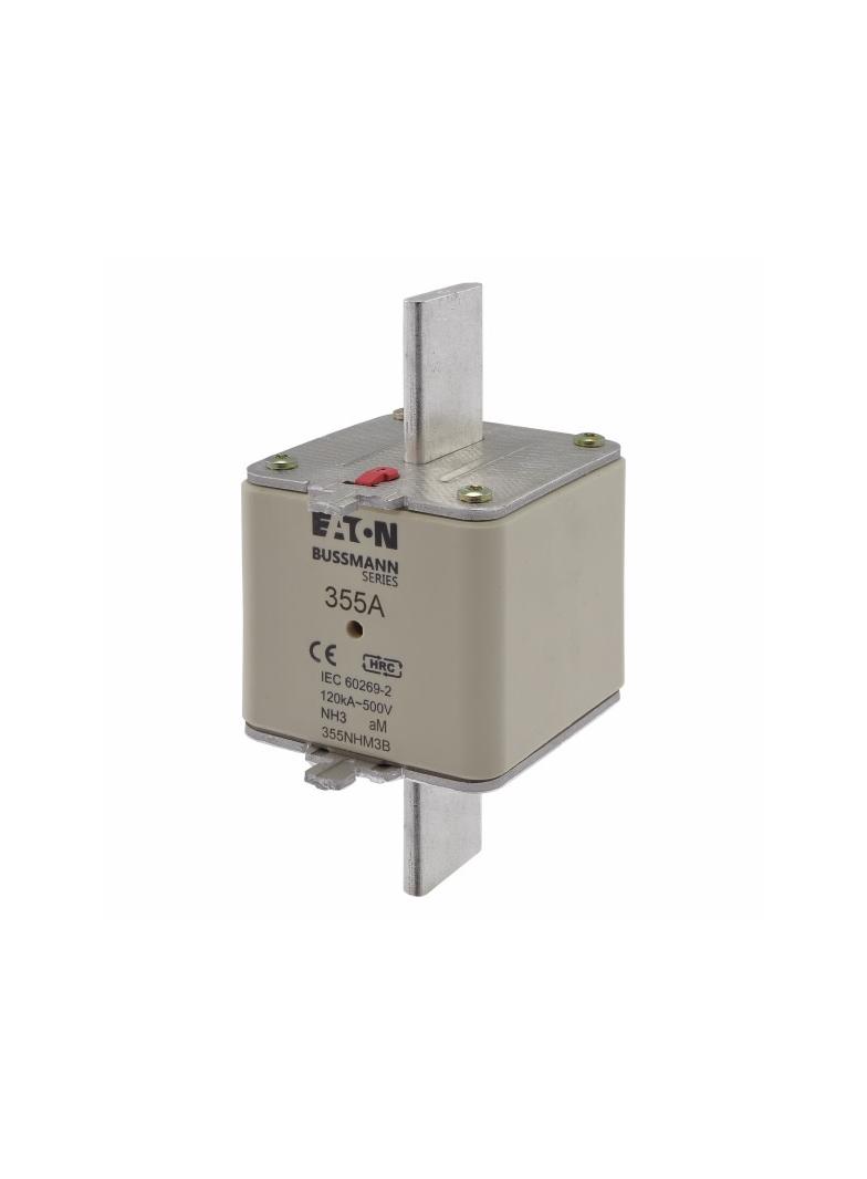NH FUSE 355AMP 500V aM SIZE 3 DUAL IND Wkładka NH3 355A 500V AM podwójny wskaźnik 355NHM3B EATON