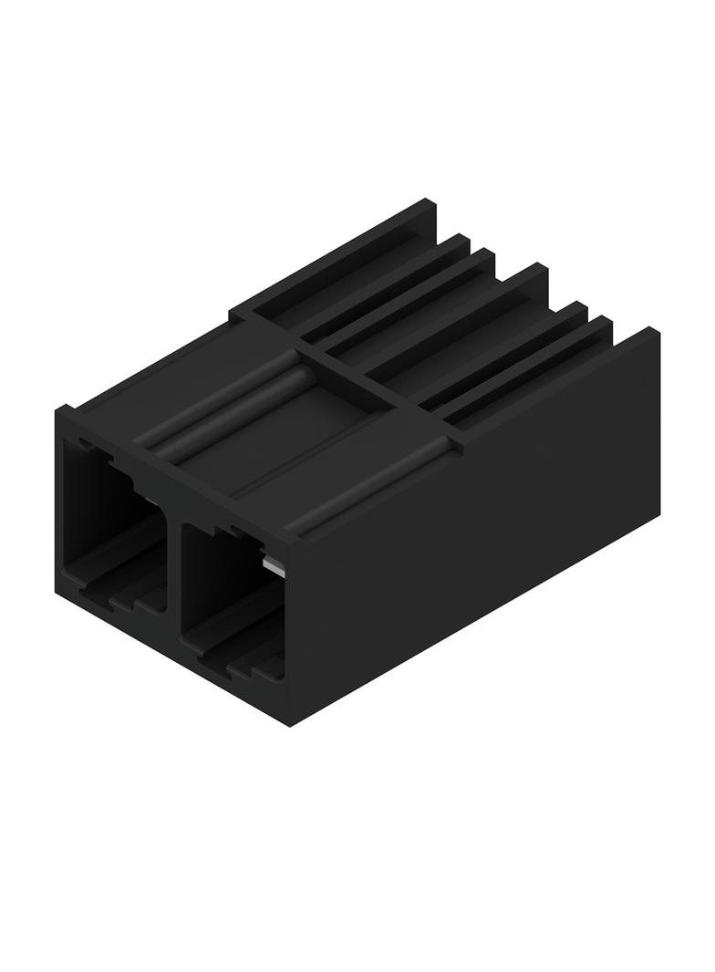 SU 10.16HP/02/90G 3.5AG BK BX Wtyki PCB (złącza płyty), 10.16 mm, Liczba biegunów: 2, kąt odejścia: 90° /90szt./ 1813330000 WEIDMÜLLER