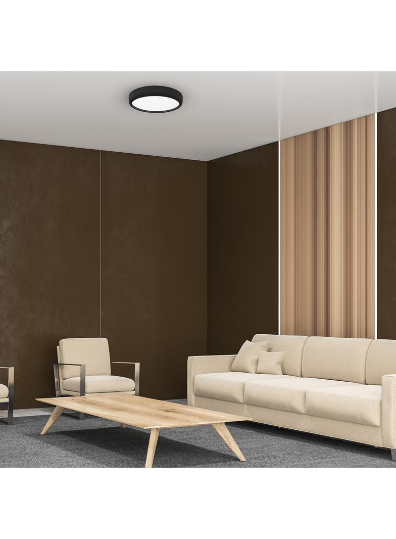 Milagro plafon LED Gea 36W 2520lm 3000K/6000K czarny ML6394