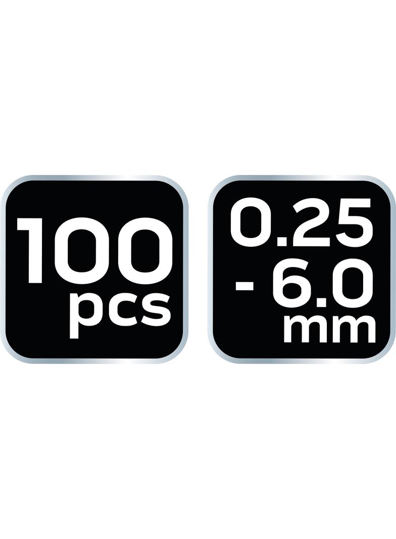 Koszulki termokurczliwe "samolutujące", 100 szt. (0.25 - 6.0 mm)