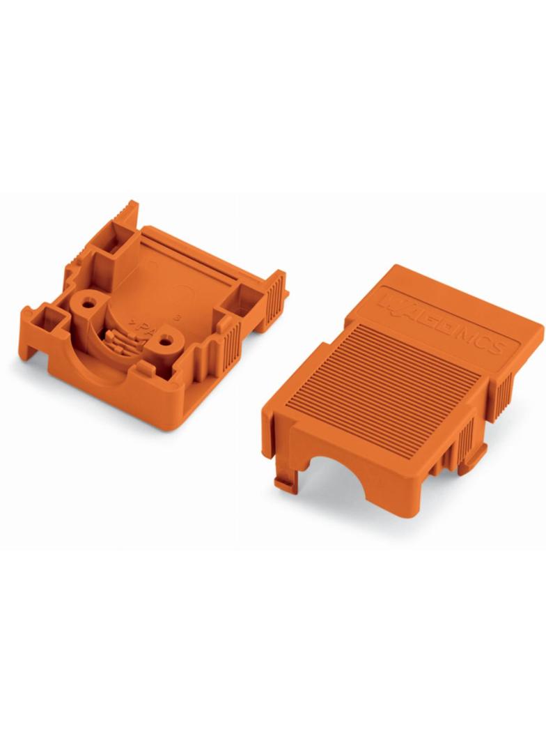 obudowa zabezpieczająca przewody 5-bieg. pomarańczowa raster 5,08 mm