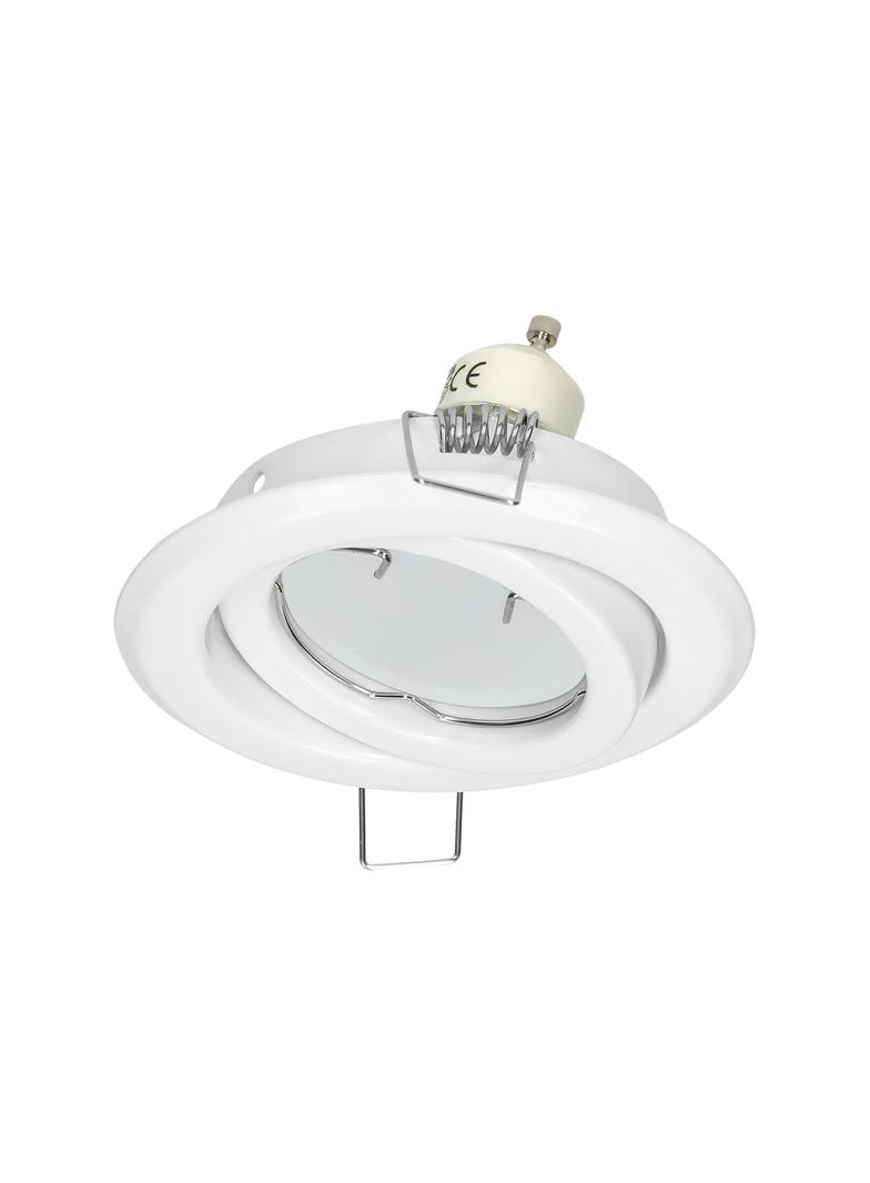 SUTRI RM ramka dekoracyjna oprawy punktowej MR16/GU10 max 50W okrągła regulowana biała AD-OD-6176/W