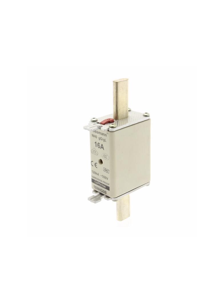 NH FUSE 16A 500V GG/GL SIZE 0 Wkładka NH0 16A 500V GL/GG podwójny wskaźnik 16NHG0B EATON