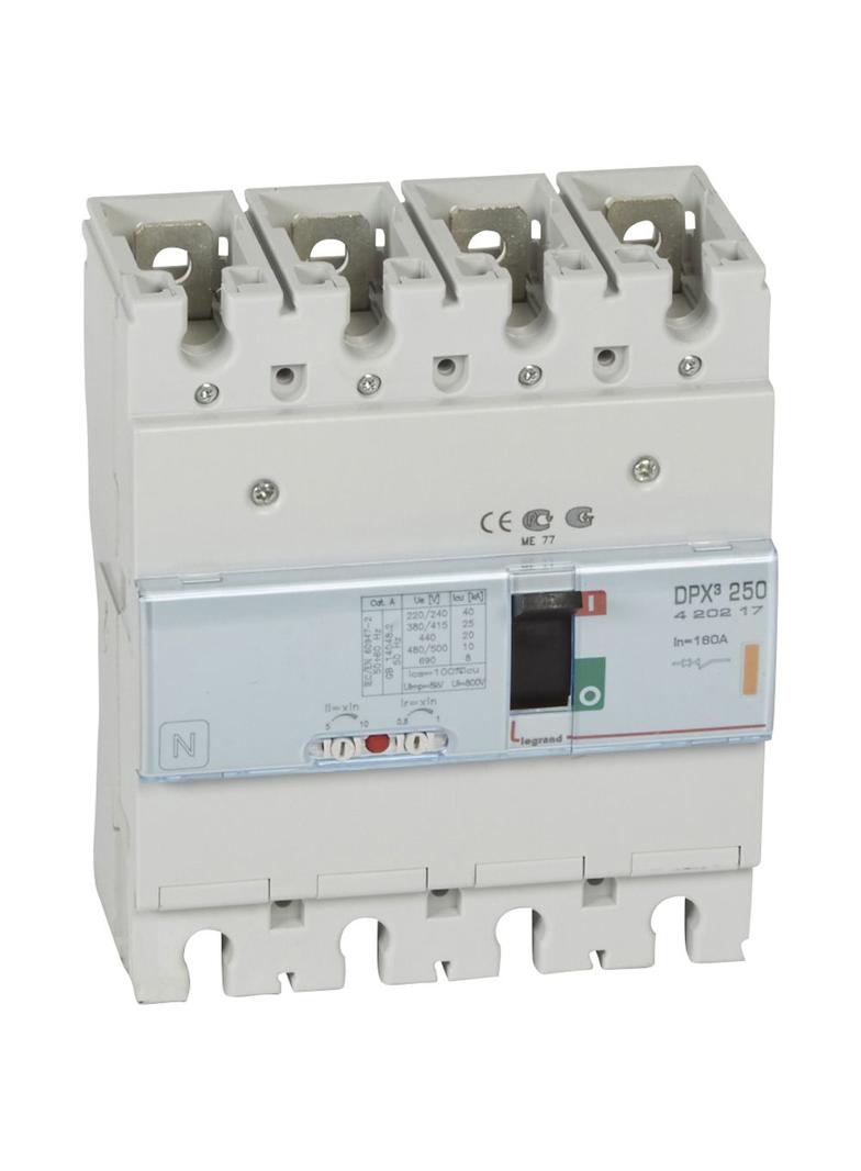 Wyłącznik DPX3 250 4P 160A 25Ka 420217 LEGRAND