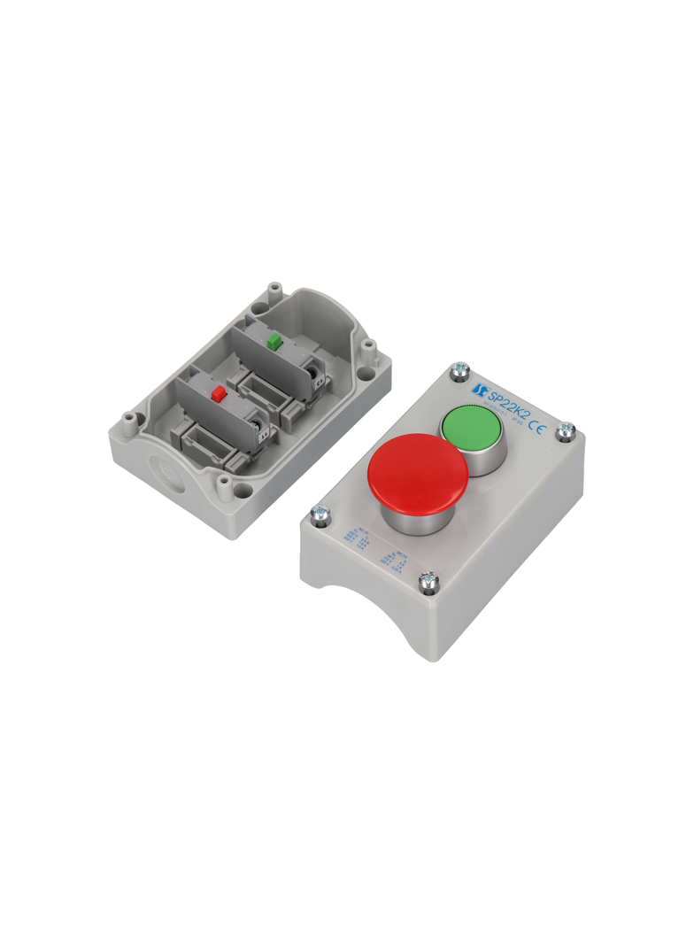KASETA KOMPLETNA 2-OTWOROWA Z NAP. KZ,DC I 2 PRZEPUSTAMI M20