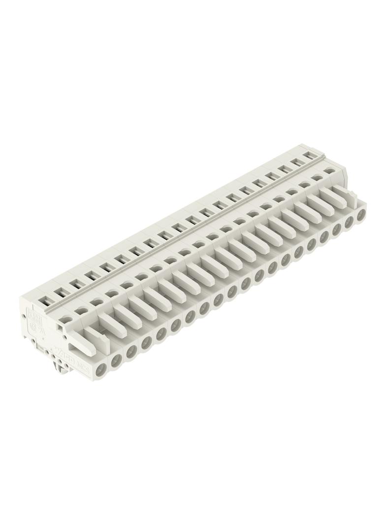 Gniazdo MCS‑MIDI Classic 20‑biegunowe jasnoszare raster 5mm 721‑120/008‑000 /10szt./ WAGO