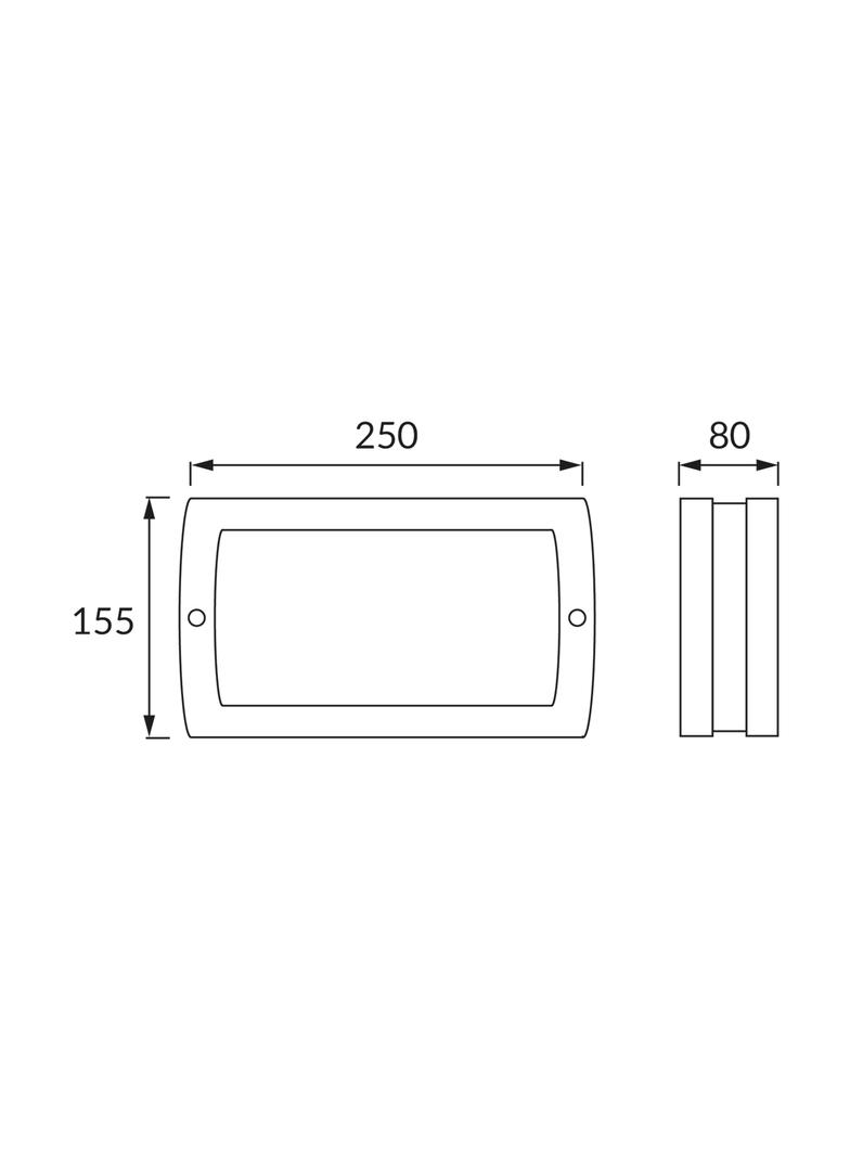 Oprawa hermetyczna SOLINA LED 8W GREY 560lm IP54