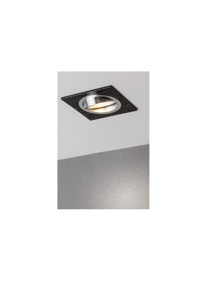 SUFITOWA OPRAWA PUNKTOWA MORENA, IP20, KWADRAT, CZARNA