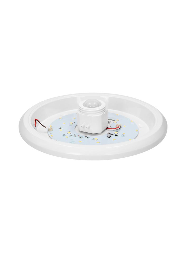 ZONDA LED EMERGENCY 12W/1,2W, plafon z czujnikiem ruchu, 800lm/80lm, IP20, 4000K, poliwęglan mleczny AD-PL-391WLPMR4 ORNO