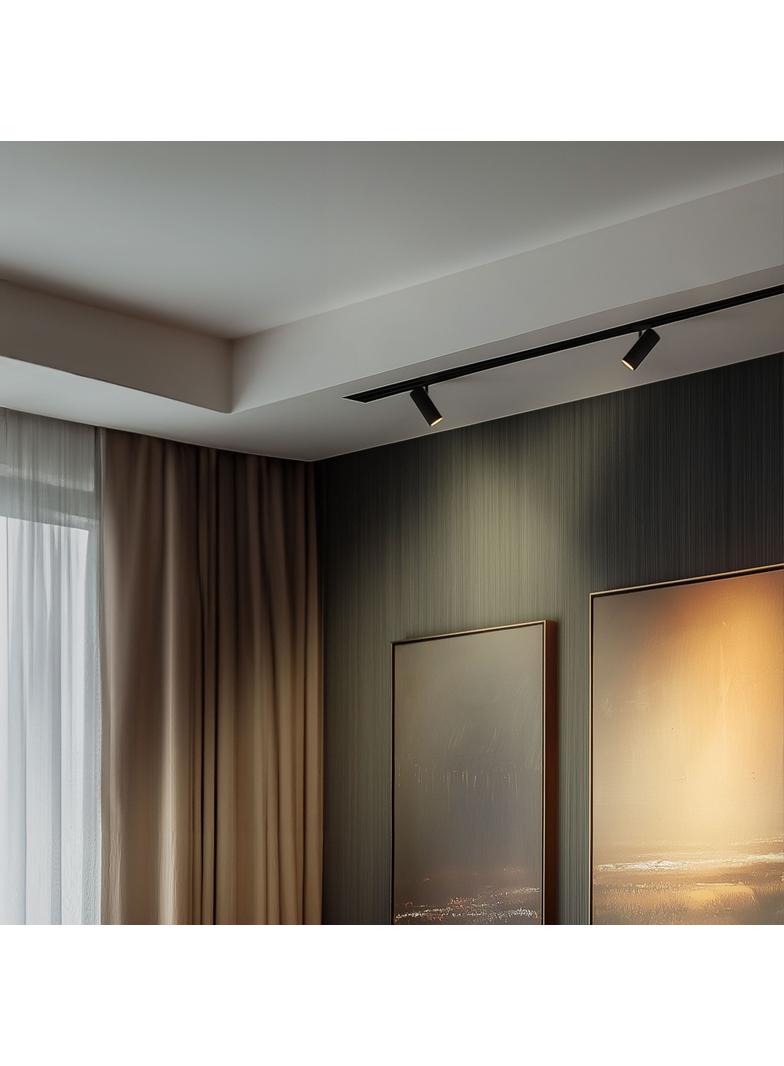 MADARA LIBRA GU10 NA SZYNOPRZEWÓD 230V 65X160X232 CZARNY