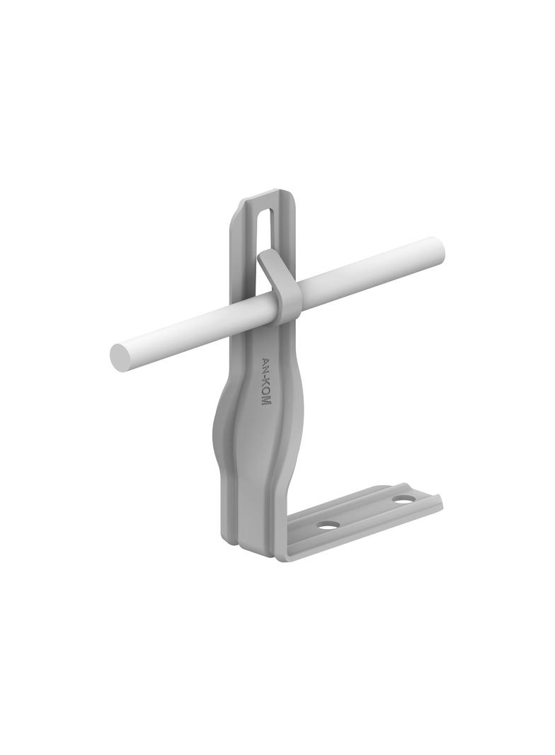 AN-09R/OG/-N Uchwyt kątowy skręcony H=10cm Z-zagięcie /OG/