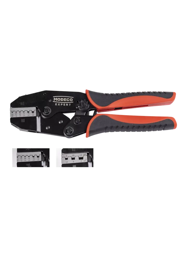 Szczypce Praska Zaciskarka do tulejek 0,5-4 mm2 6-16 mm2 220mm Cr-Mo TPR MN-20-189 RAWLPLUG