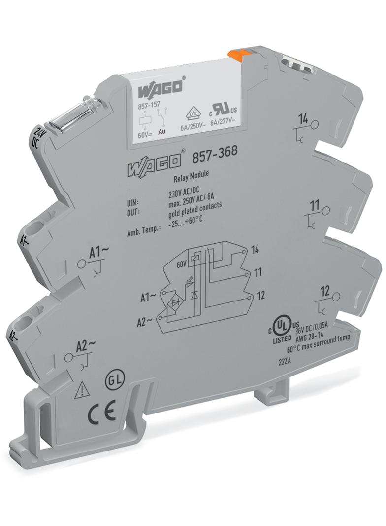 JUMPFLEX podstawka z przekaźnikiem 230V AC/DC 1p WAGO